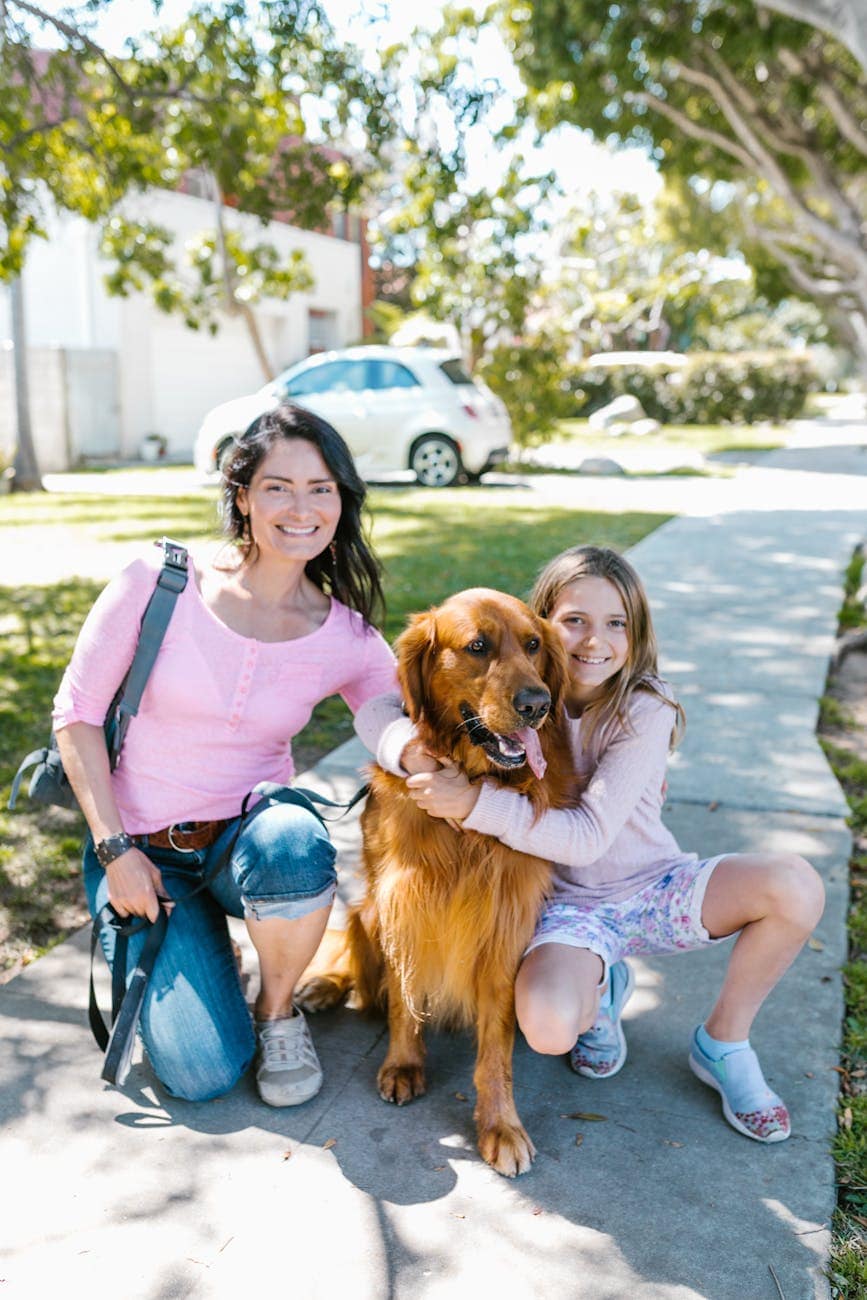 Adolescent dog training on leash in Melbourne, FL